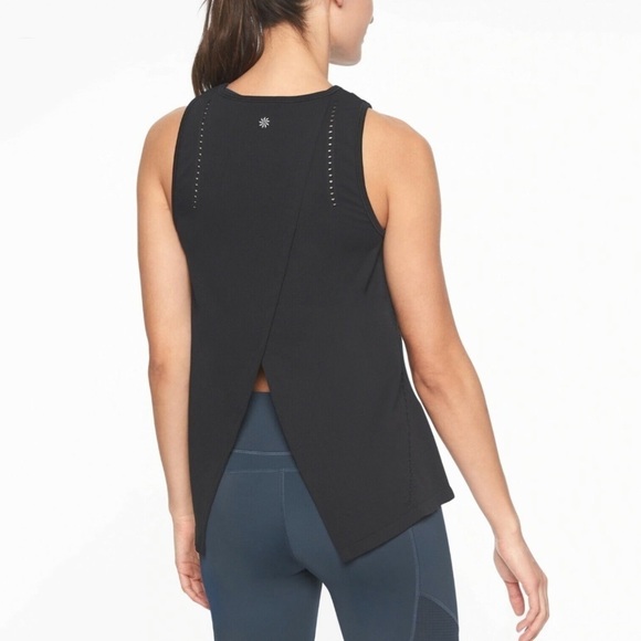 Athleta Tops - Athleta Foothill Seamless Laser Cut Tank Top in Black